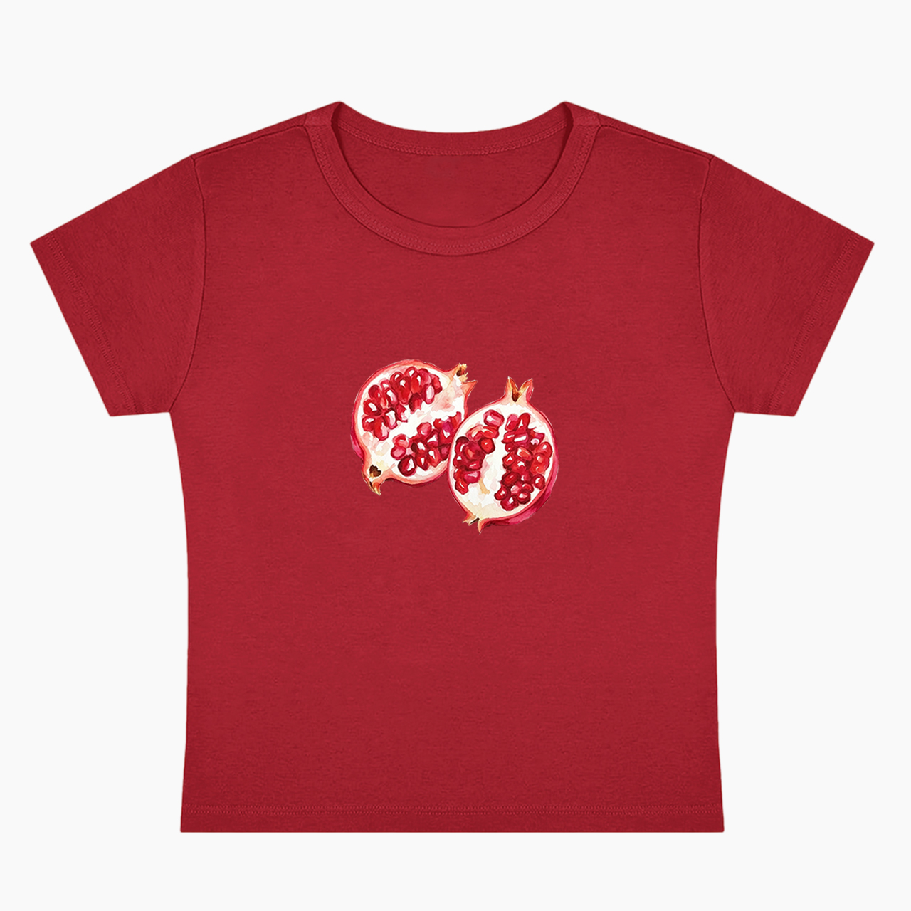 Watercolor Pomegranate Baby Tee