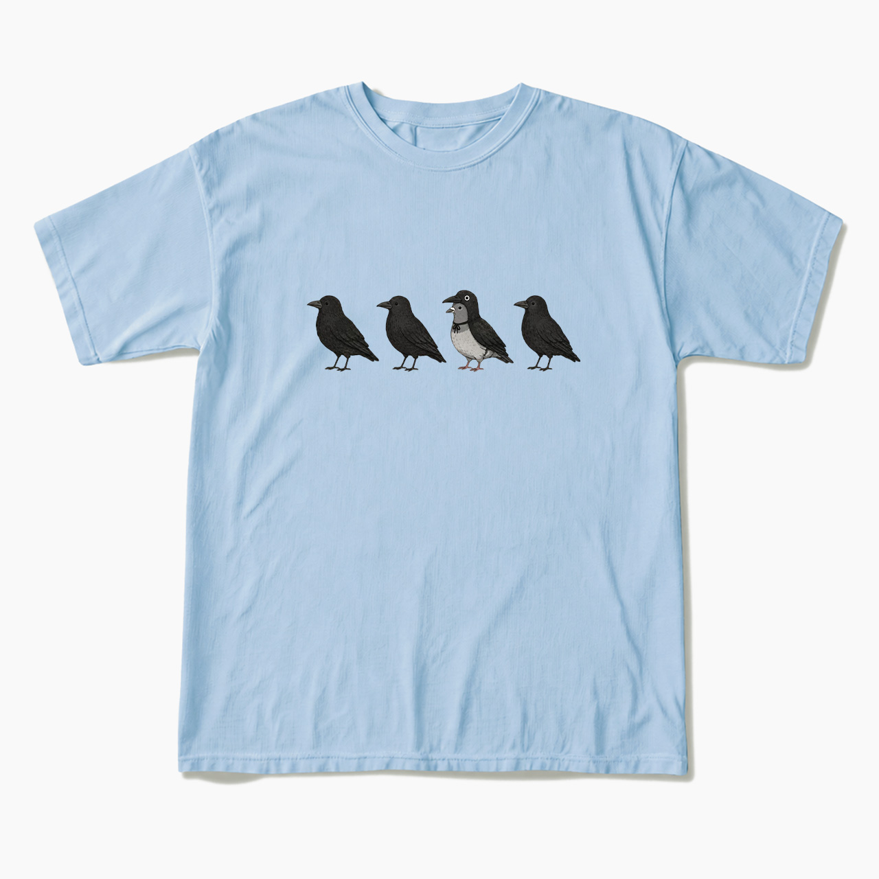 Funny Crow Pigeon Halloween T Shirts
