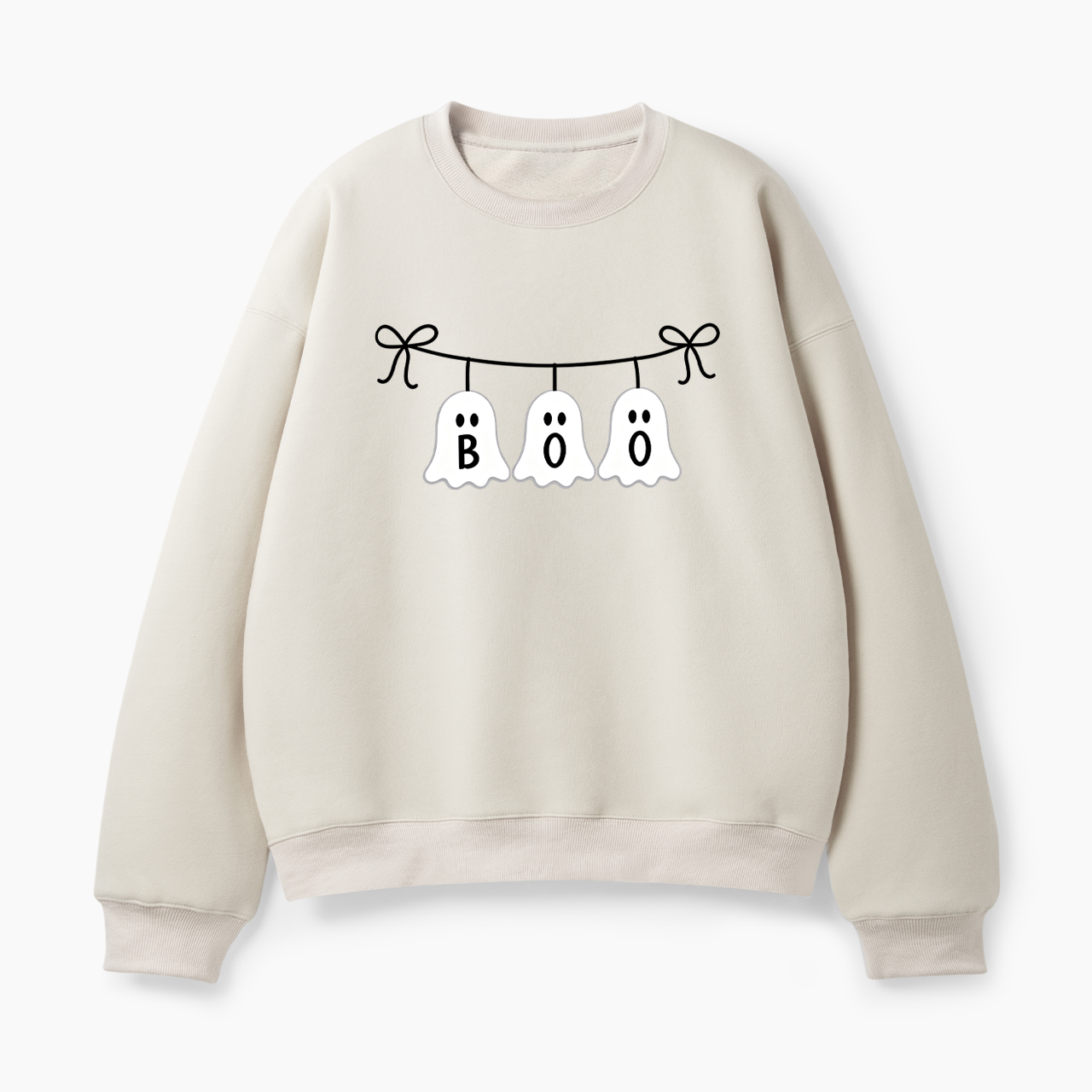 Ghost Boo Halloween Classic Sweatshirt