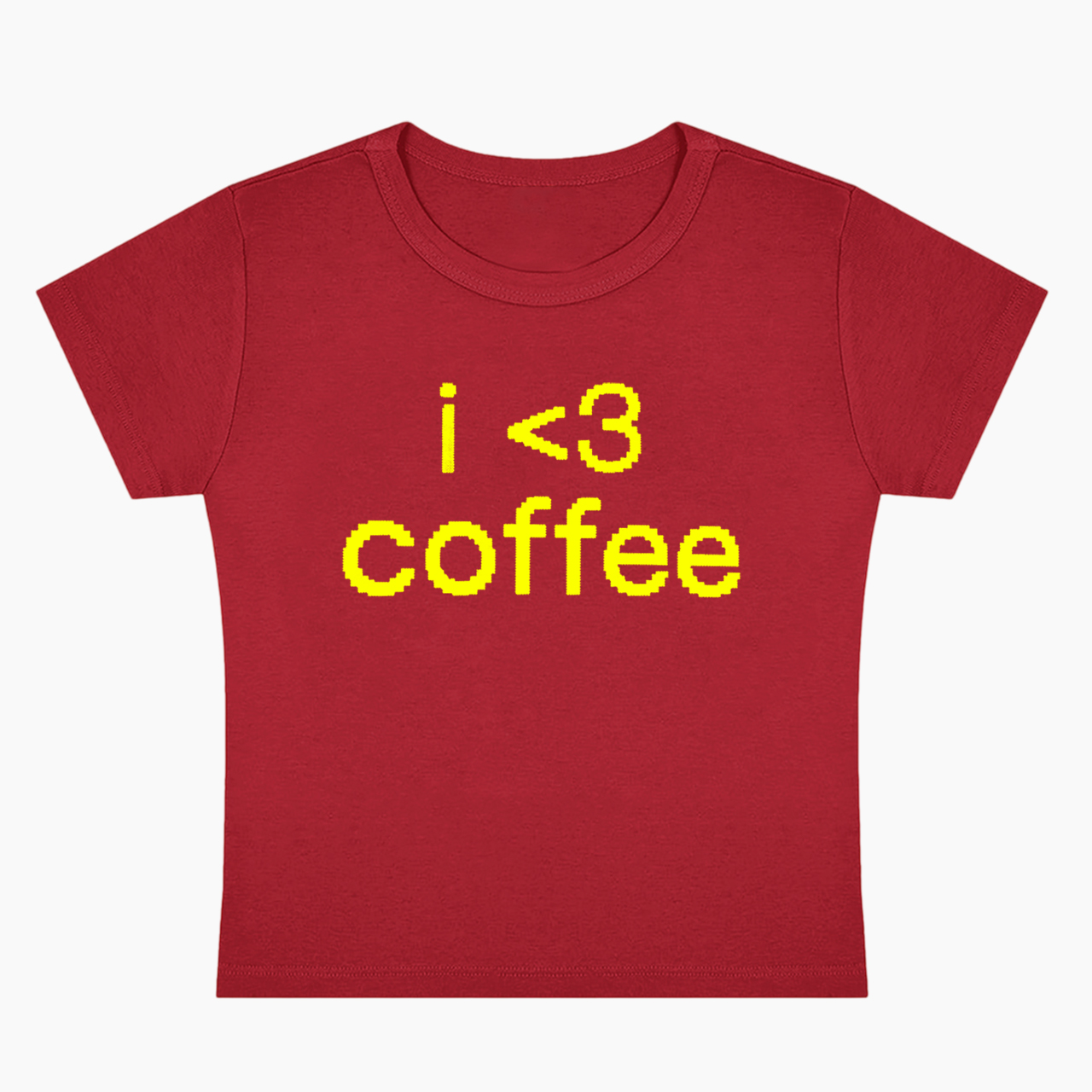 I Love Coffee Coffee Lover Baby Tee