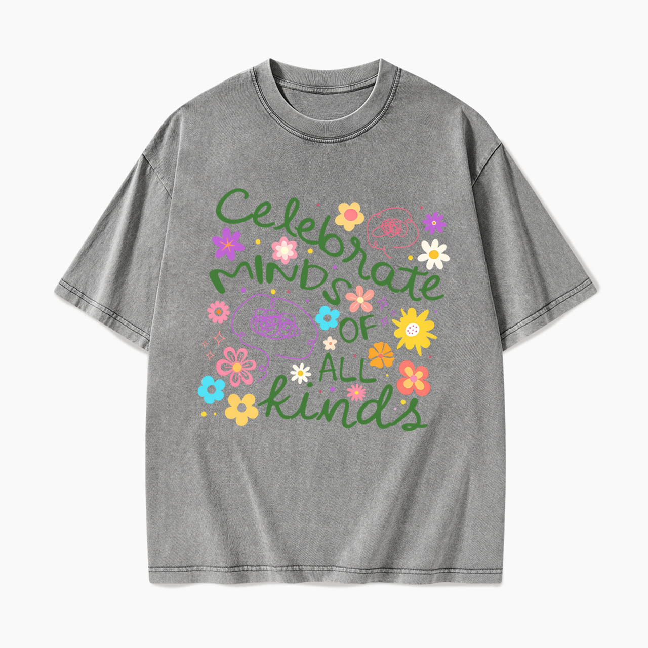 Celebrate Minds of All Kinds Washed Tees