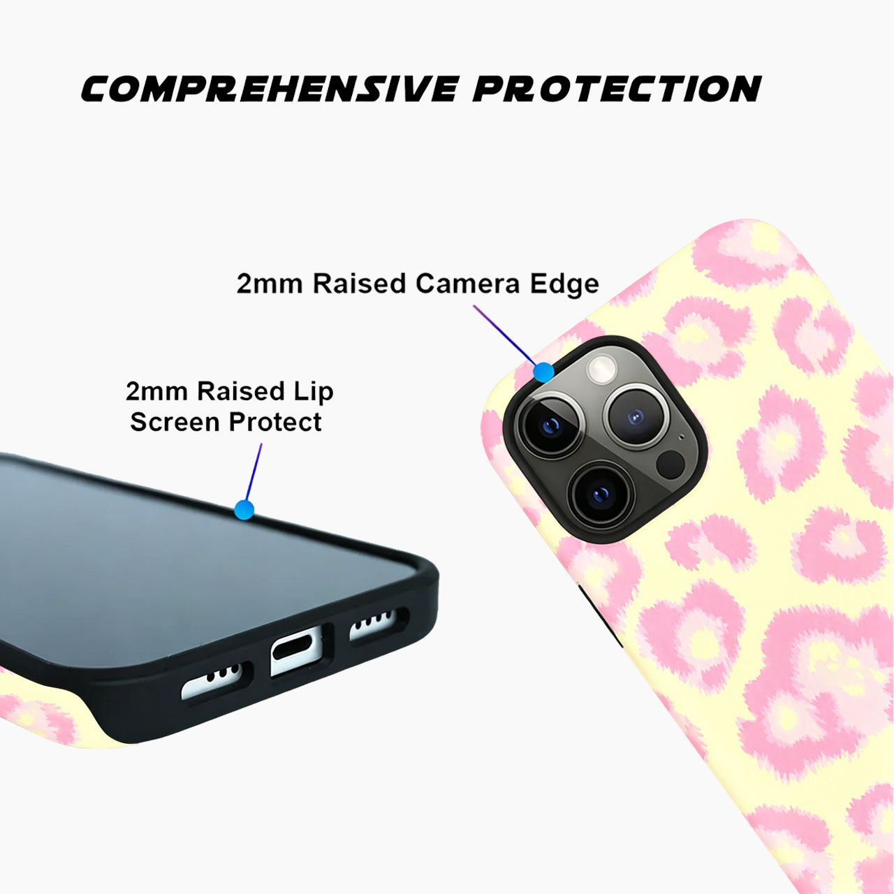 Pink Leopard Daydream Phone Case