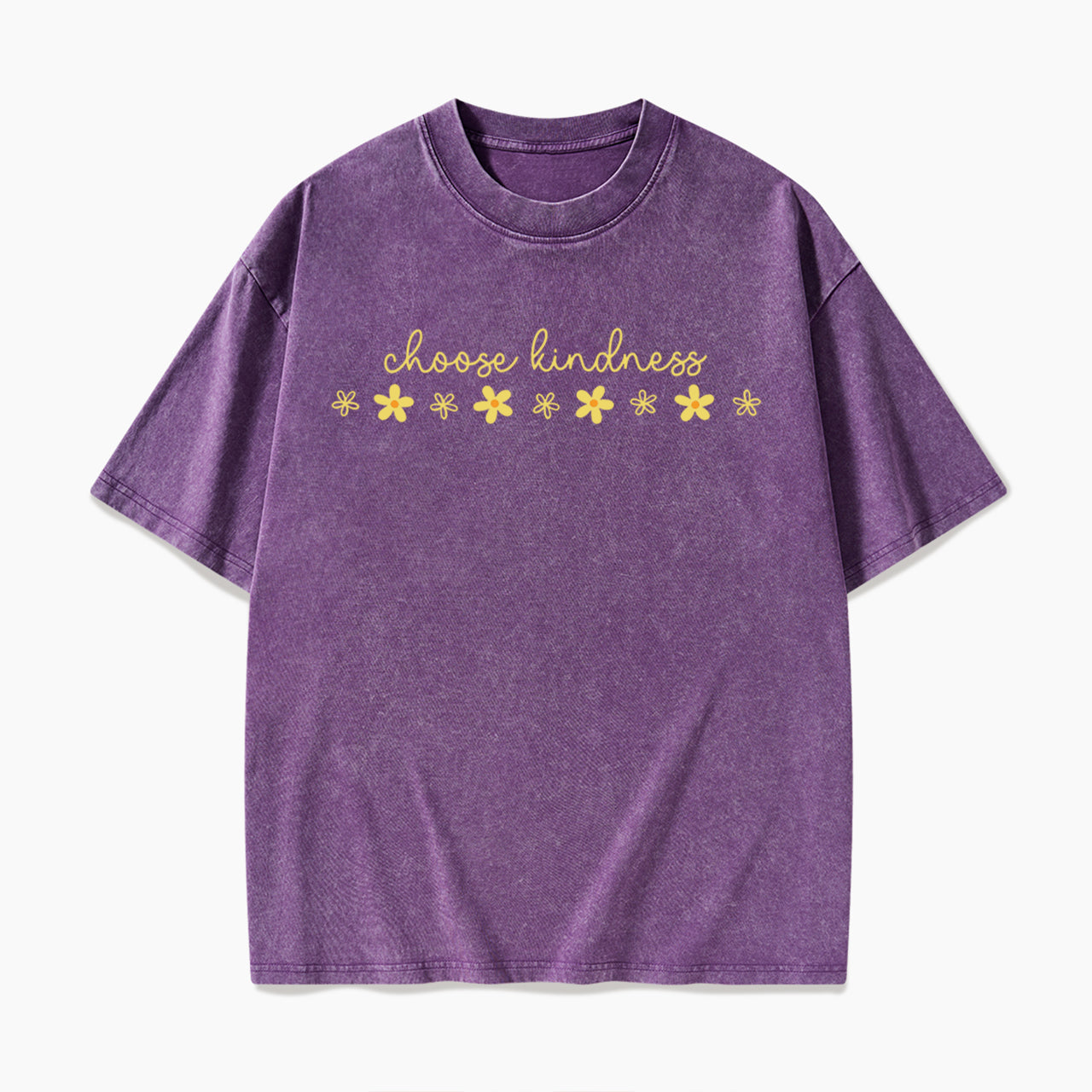 Choose Kindness Motivational Washed Tees