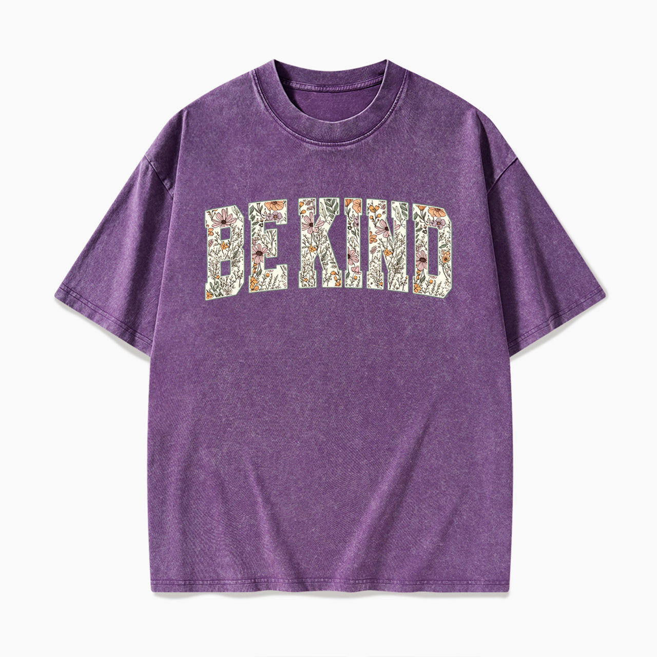 Floral Be Kind Washed Tees
