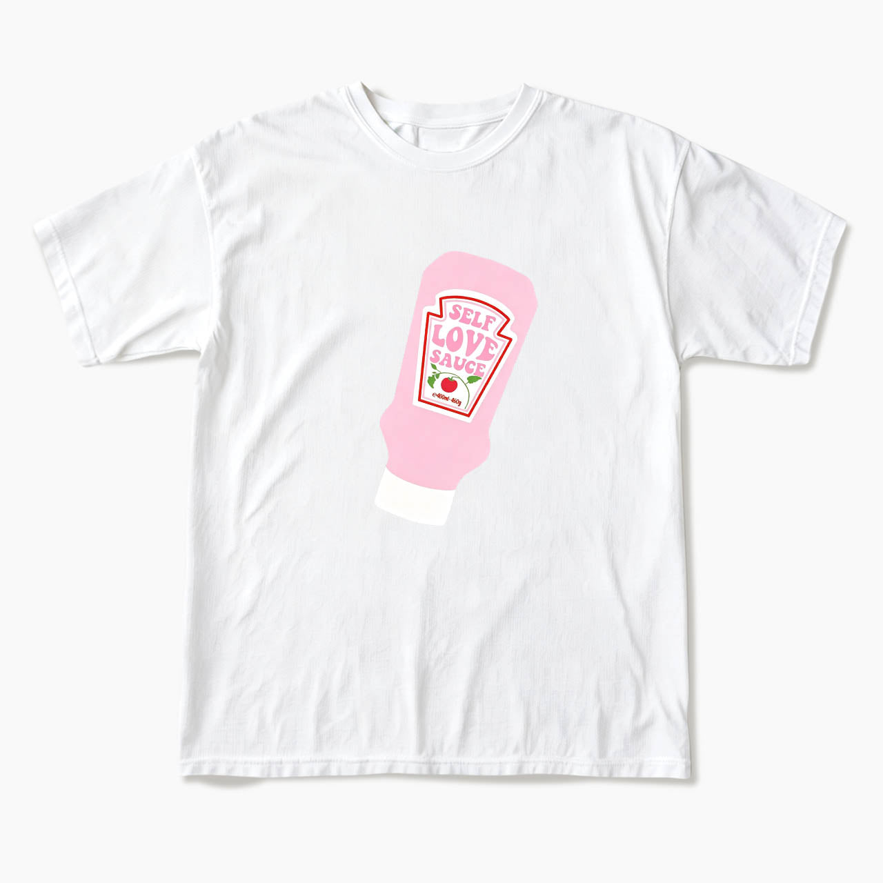 Pink Self Love Sauce Bottle T Shirts