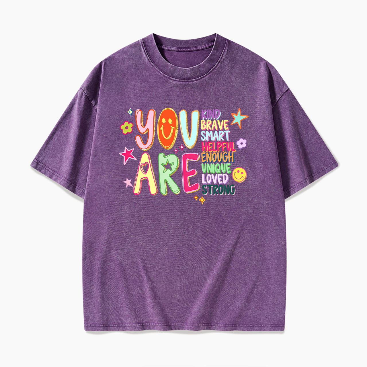 You Are Positive Affirmations Washed Tees