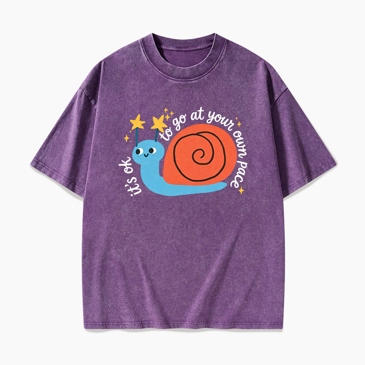 It is OK to Go at Your Own Pace Washed Tees
