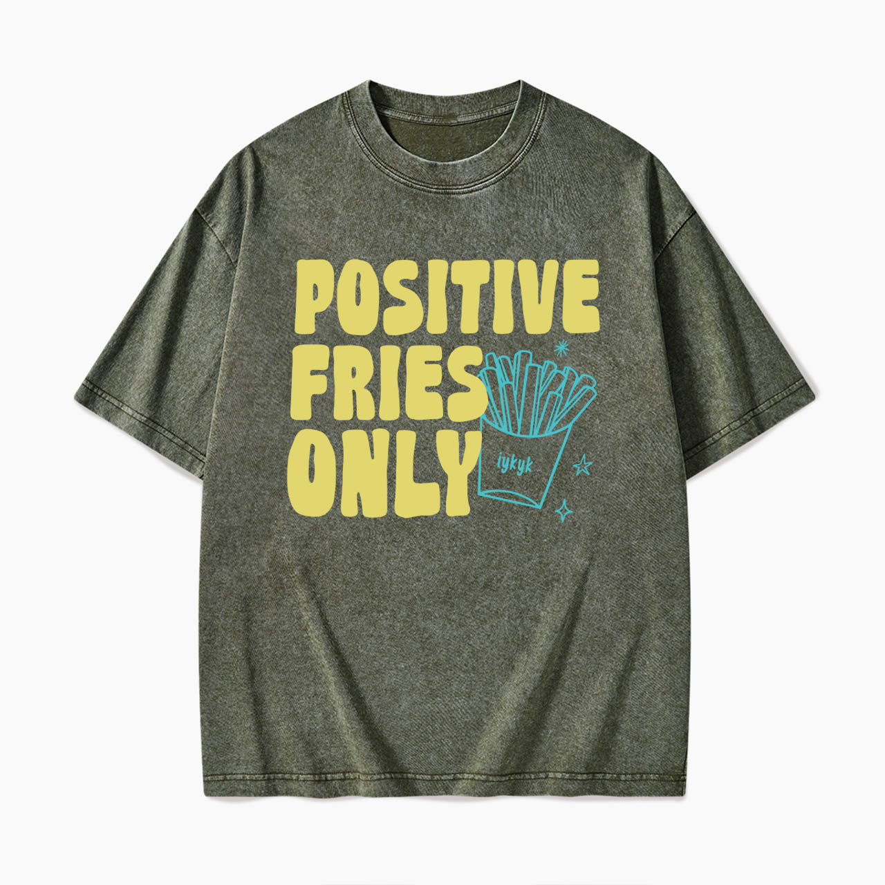 Positive Fries Only Transfer Day Washed Tees
