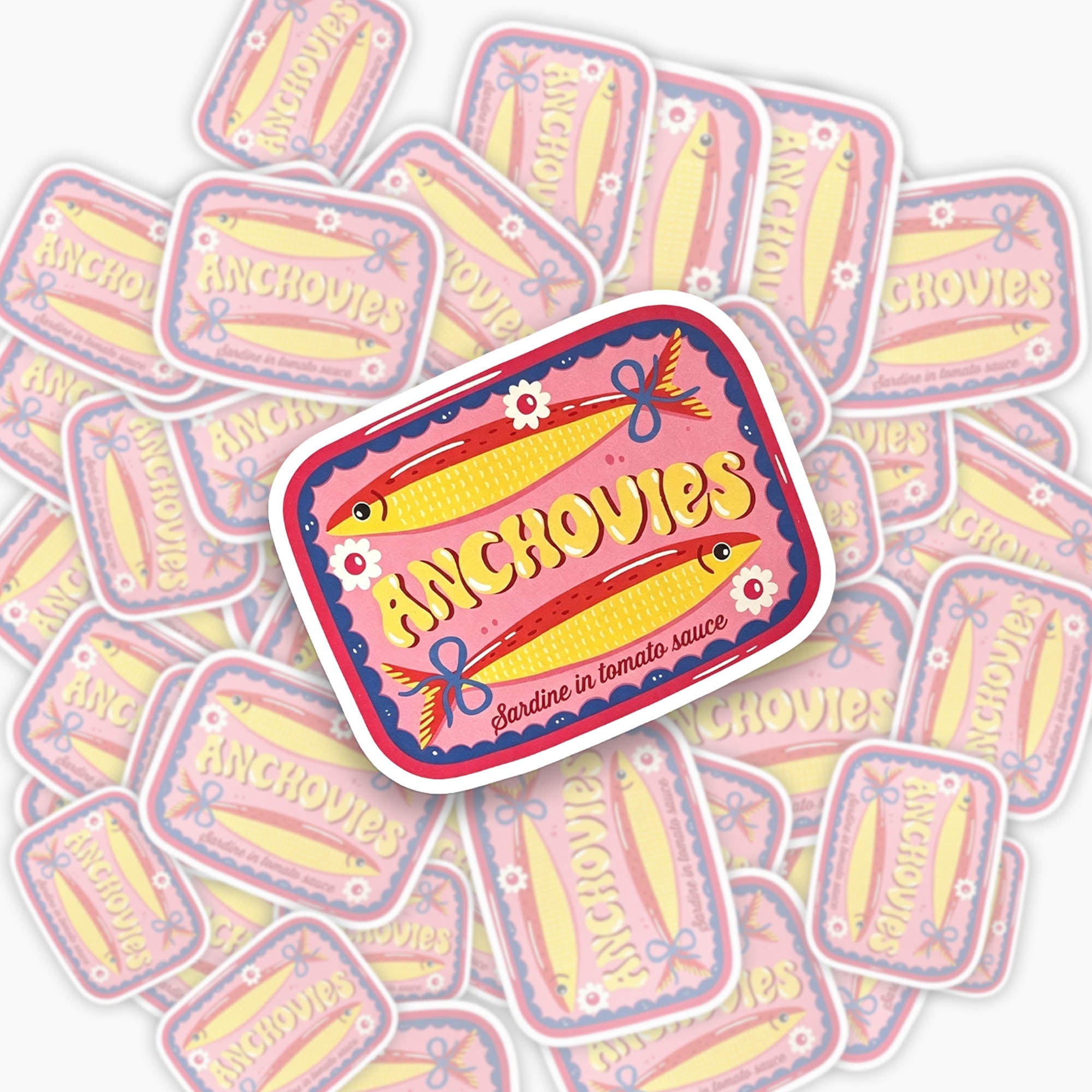 Jellypine Mediterranean Seafood Sticker Of 14