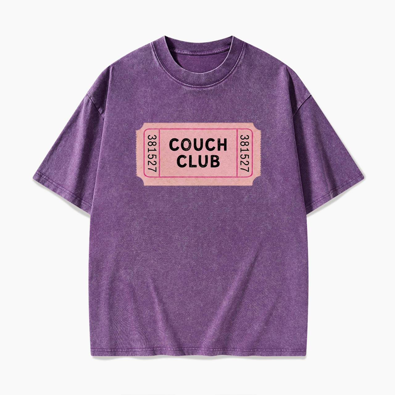 Couch Club Ticket Washed Tees