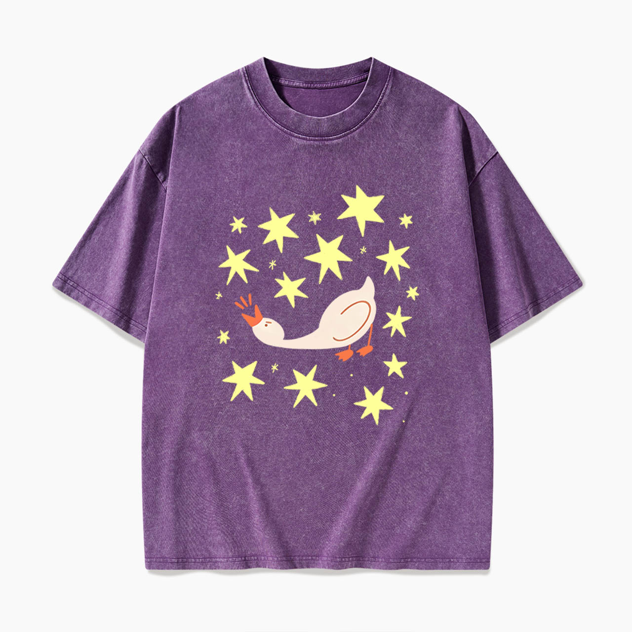 Cute Angry Goose Washed Tees