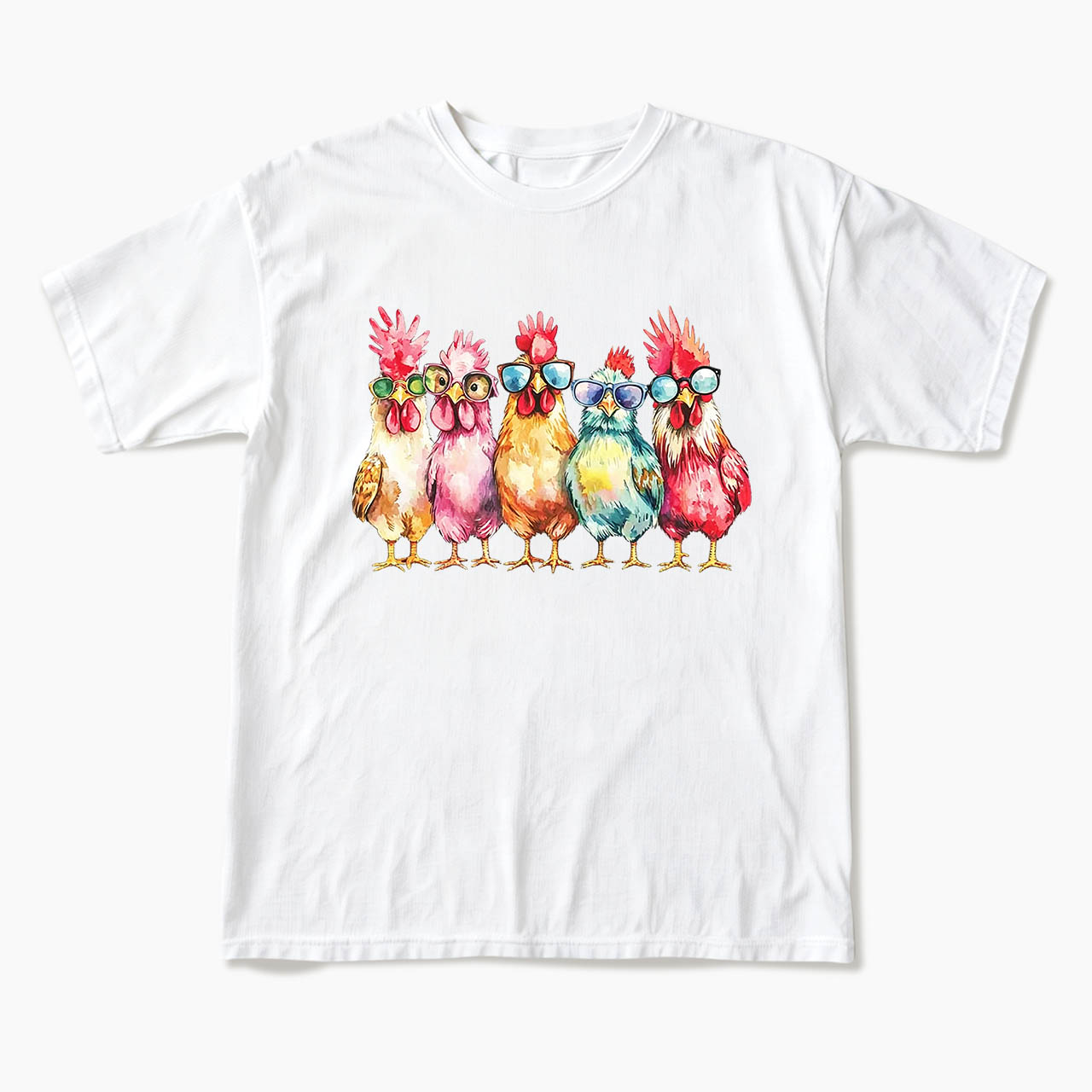 Funny Farmer Chicken T Shirts
