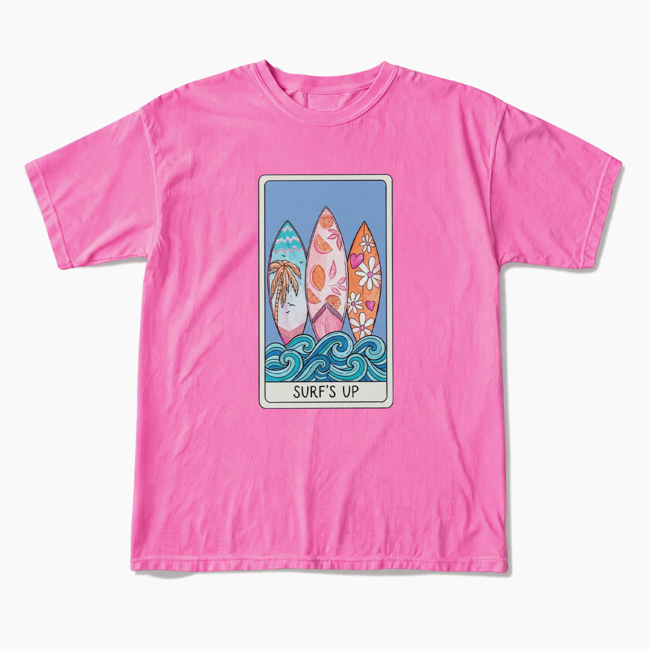 SURFS UP Tarot Card T Shirts