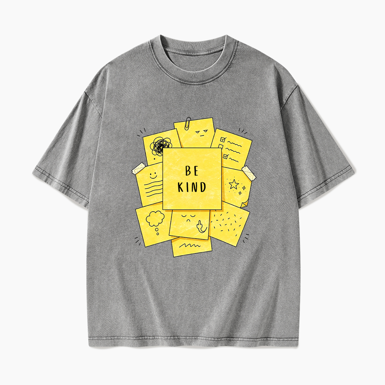 Personalized Sticky Note Washed Tees