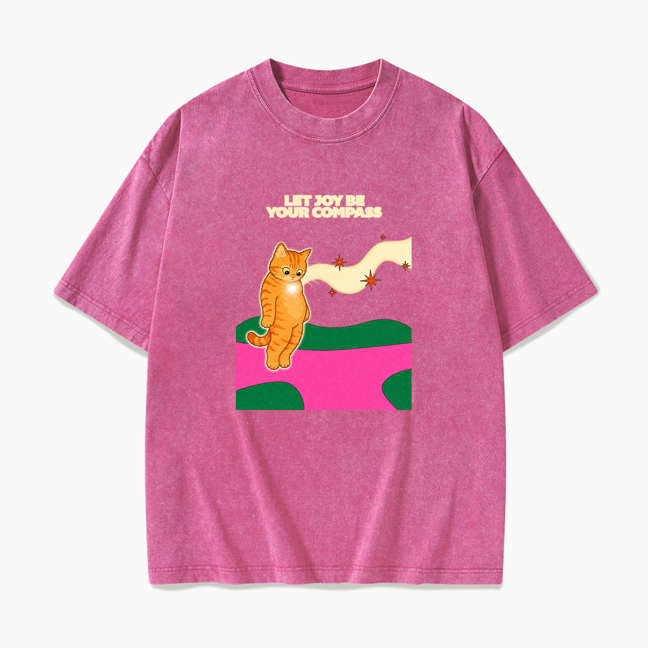 Let Joy Be Your Compass Washed Tees