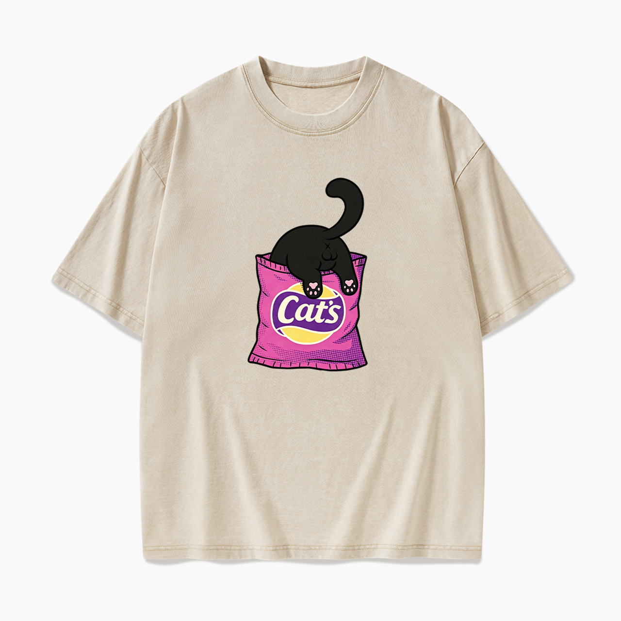 Cat's Chips Washed Tees
