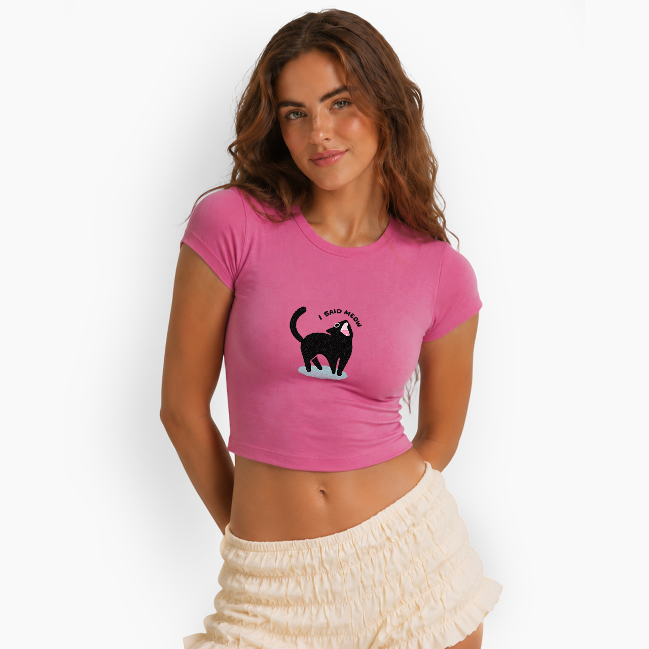 I Said Meow Baby Tee