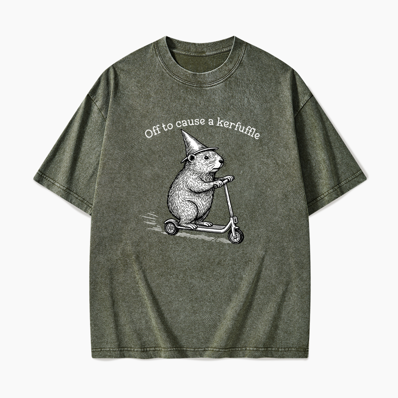 Off To Cause A Kerfuffle Washed Tees