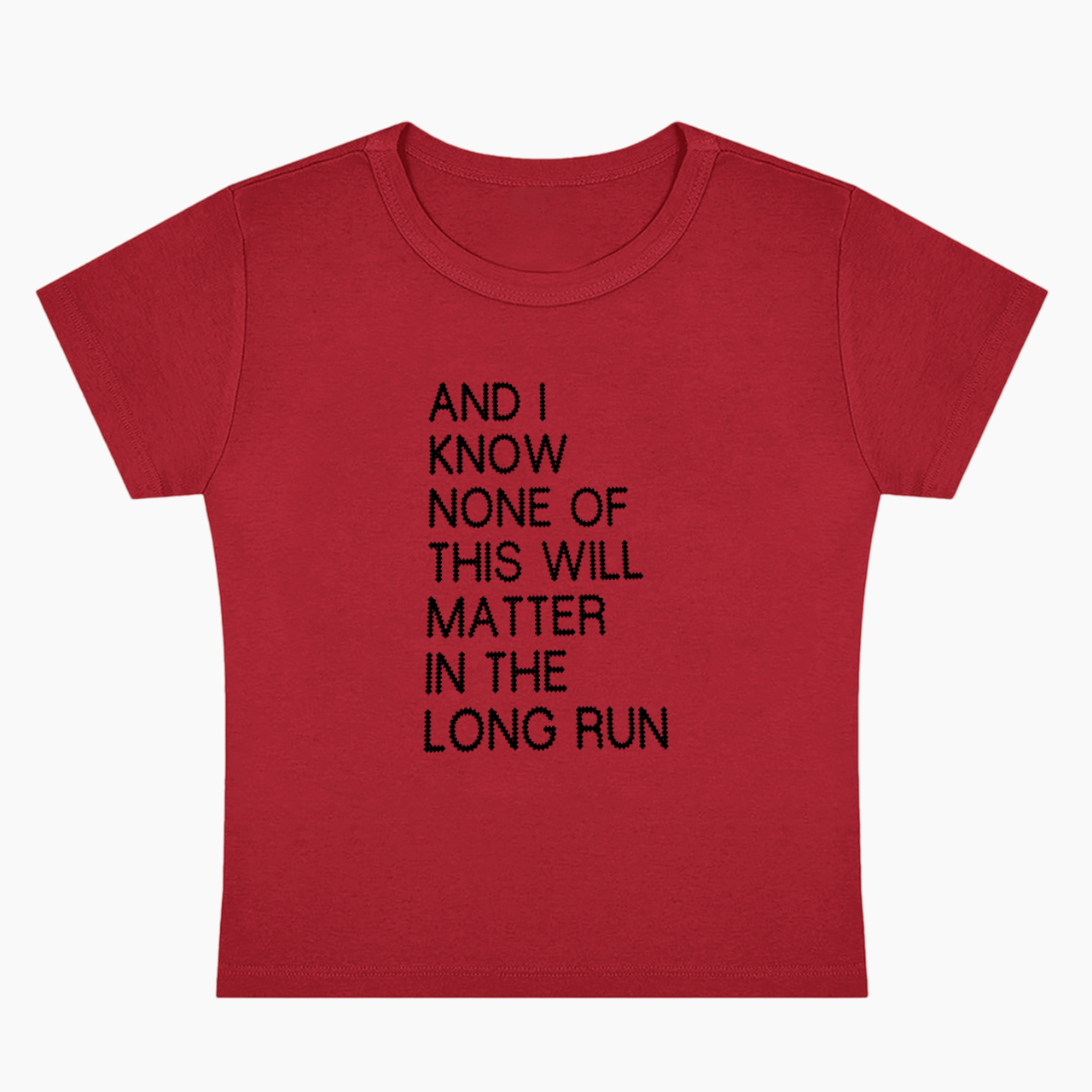 I want Love me Lyrics Baby Tee