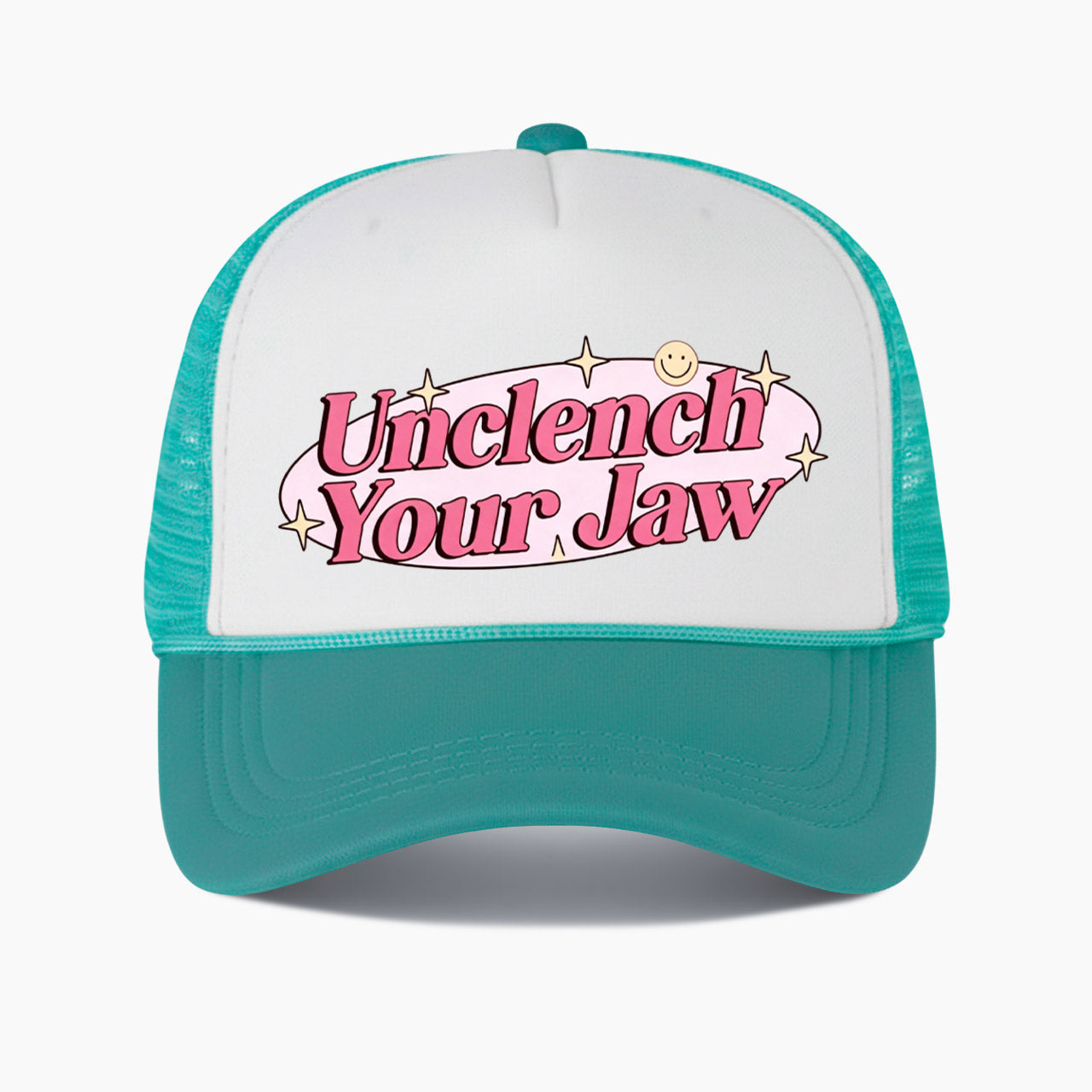 Unclench Your Jaw Colorblock Trucker Hat