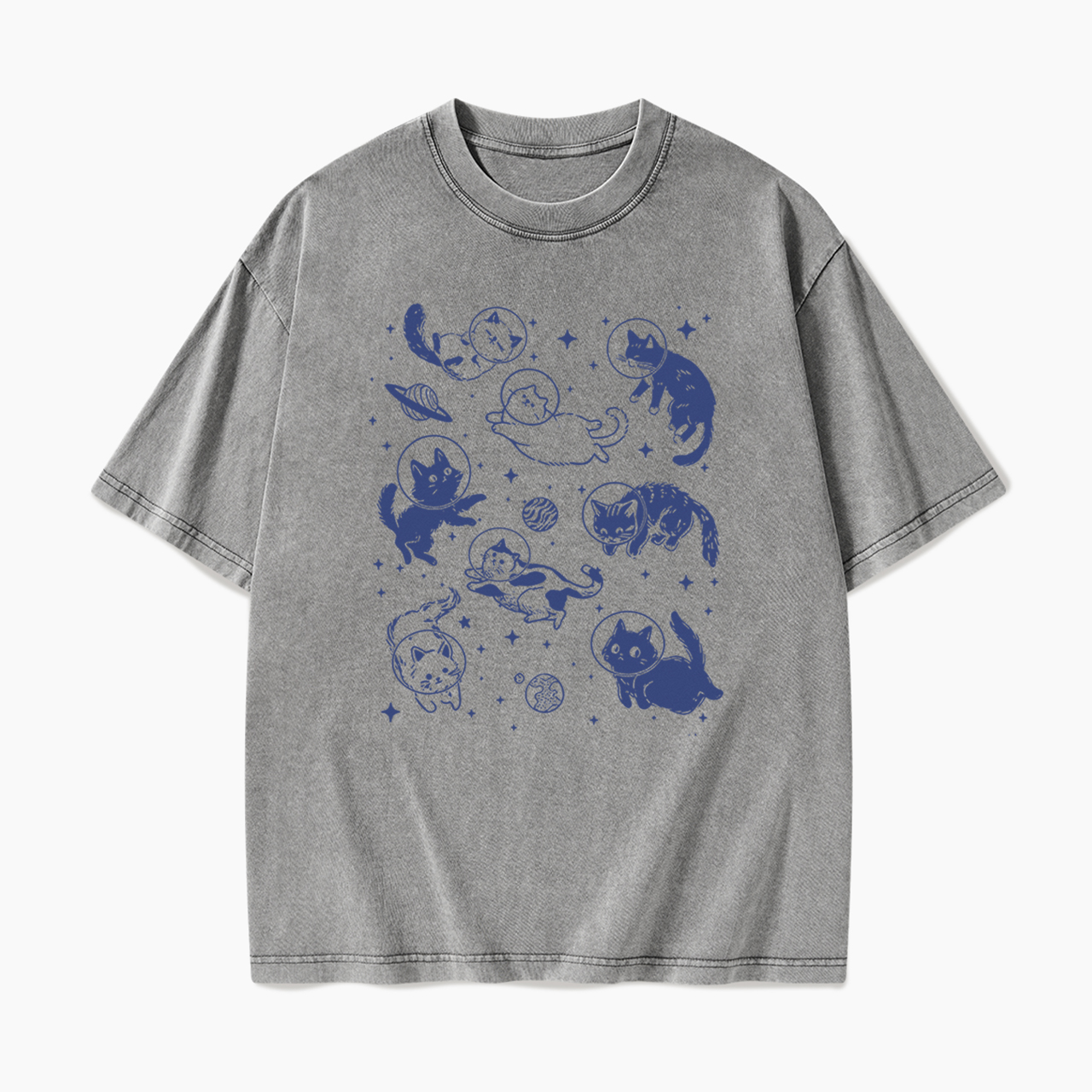 Cats In Space Washed Tees