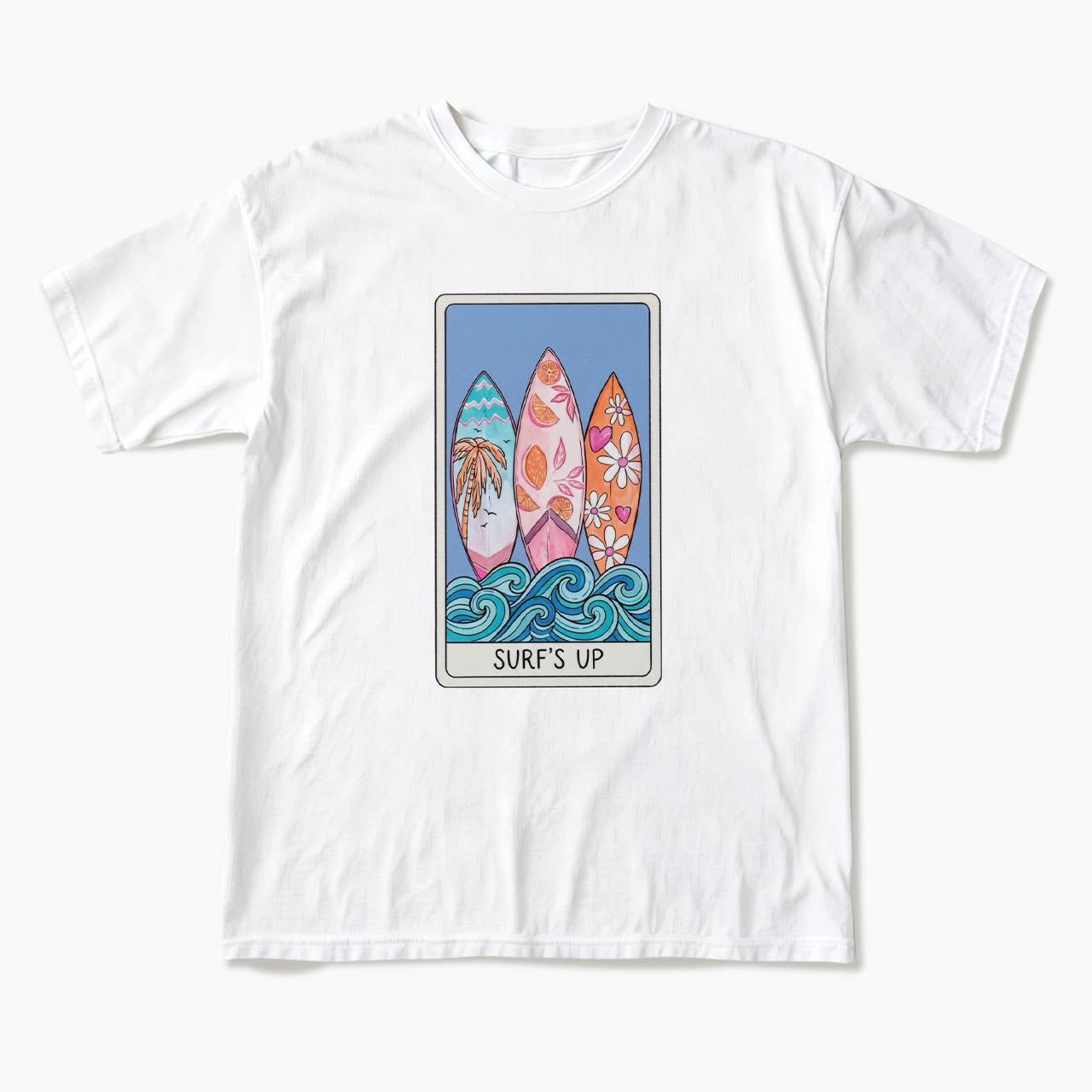 SURFS UP Tarot Card T Shirts