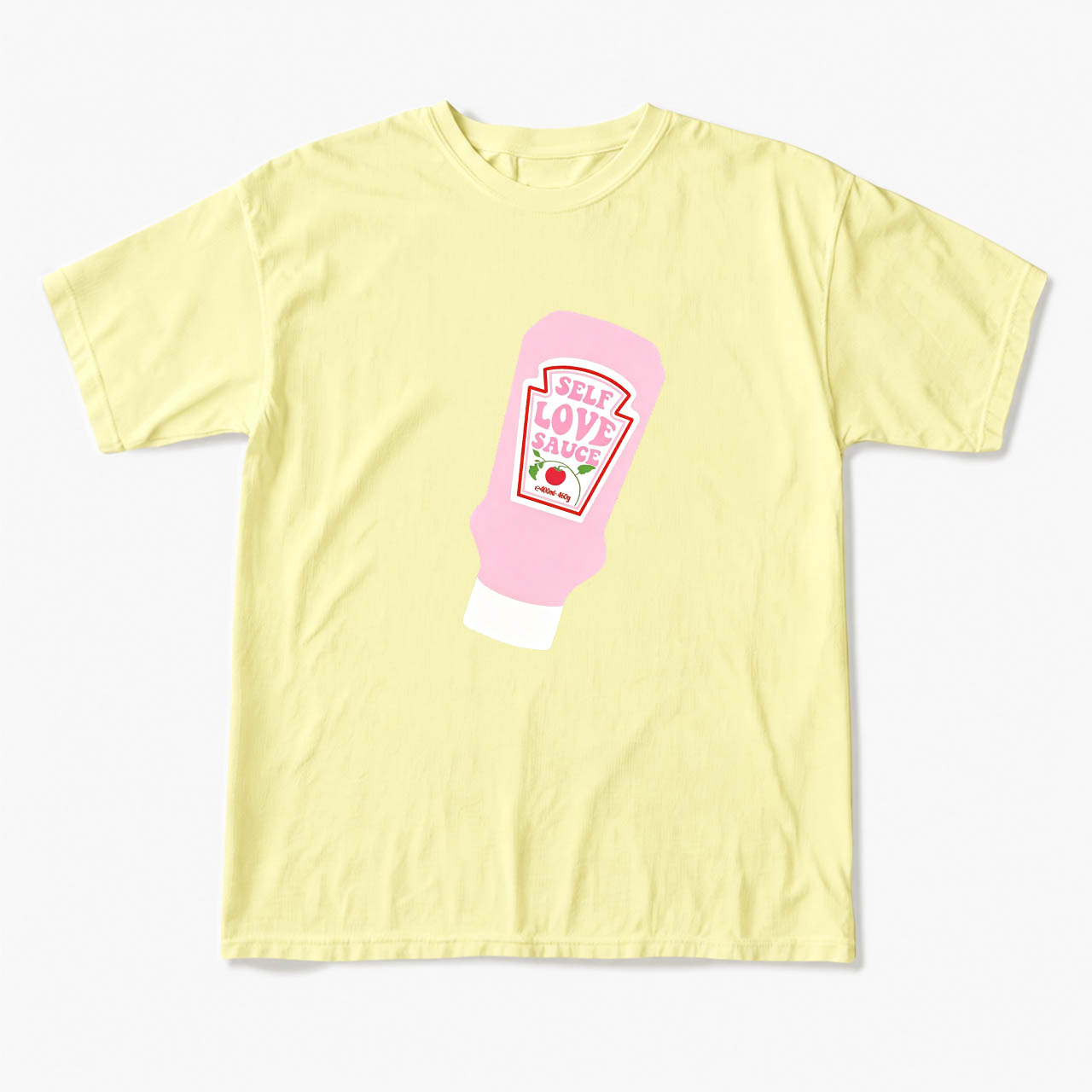 Pink Self Love Sauce Bottle T Shirts