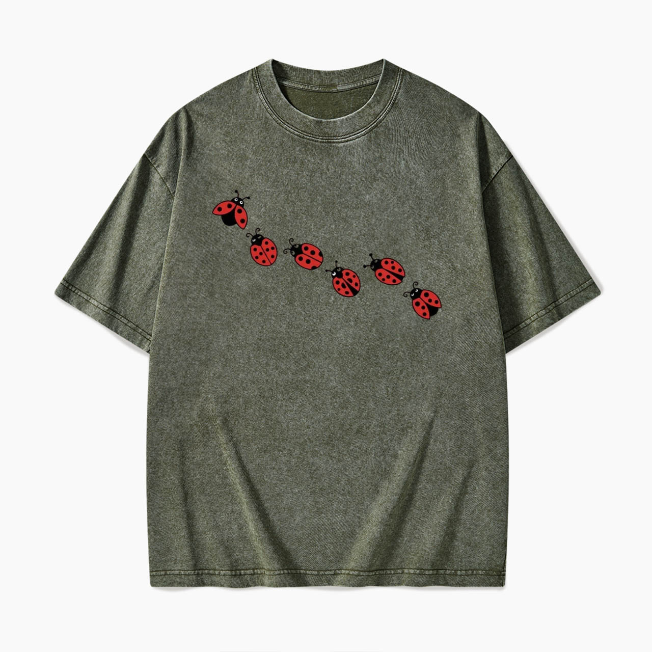 Minimalist Ladybug Washed Tees