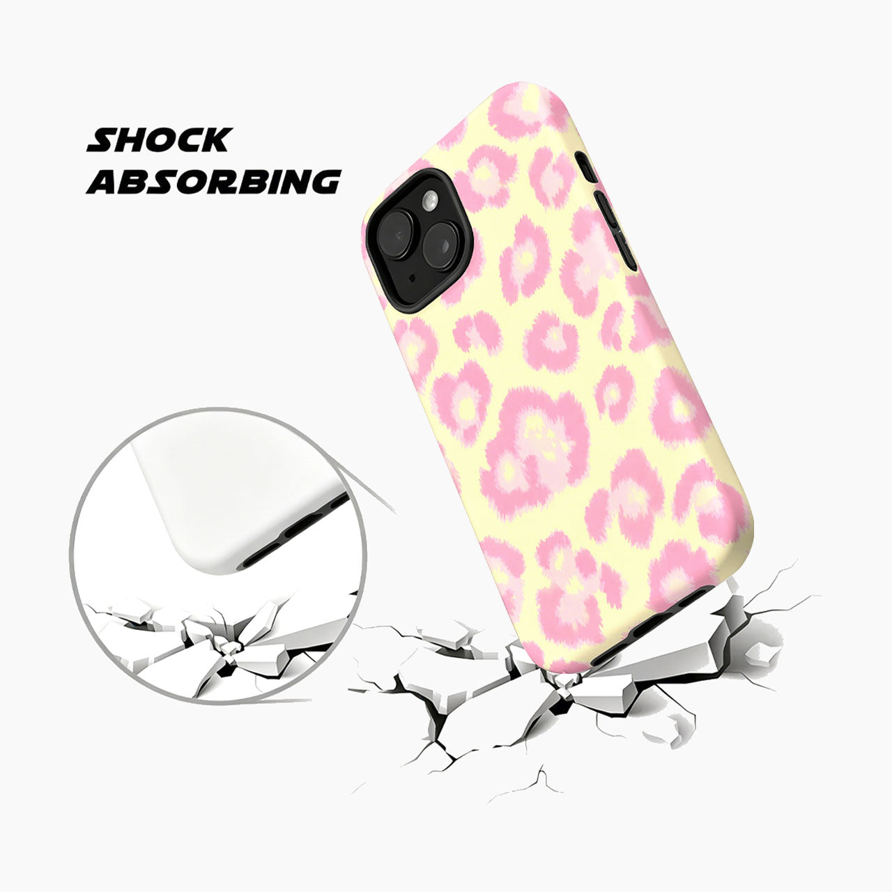 Pink Leopard Daydream Phone Case