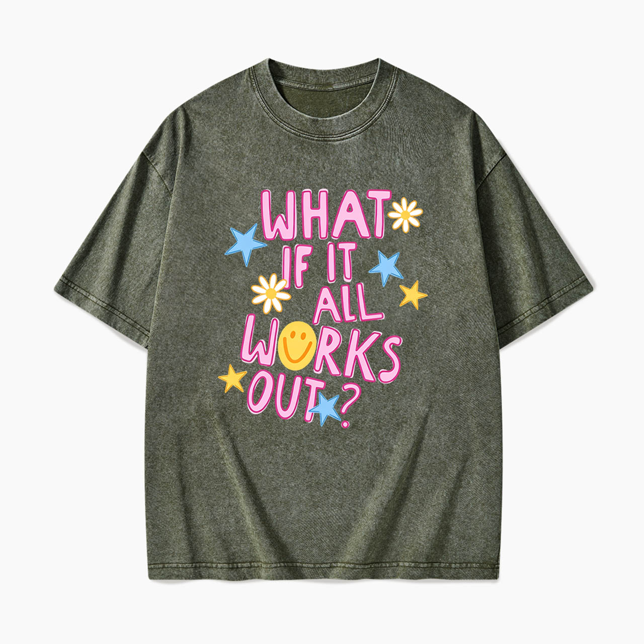 What If It All Works Out Washed Tees