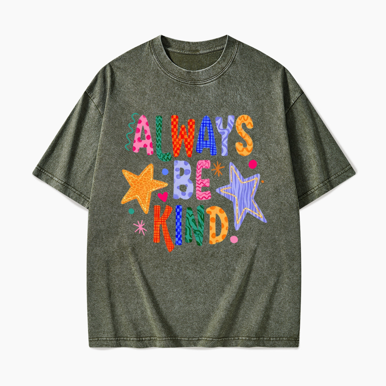 Always Be Kind Washed Tees