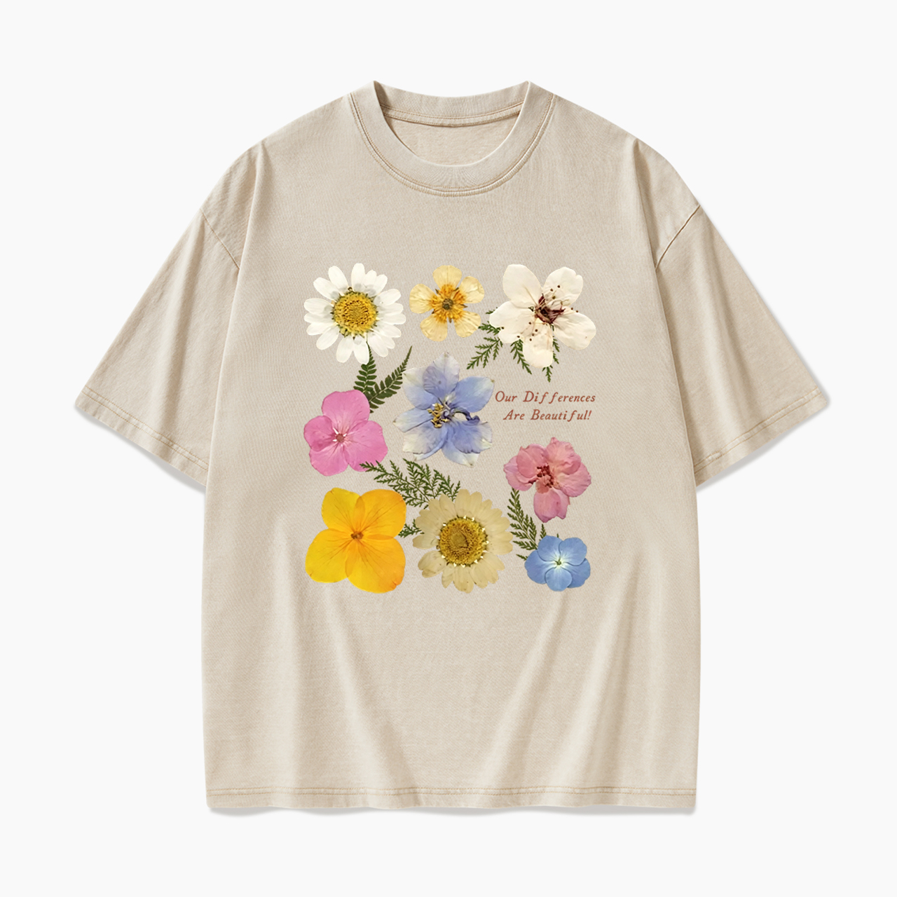 Our Differences Are Beautiful Washed Tees