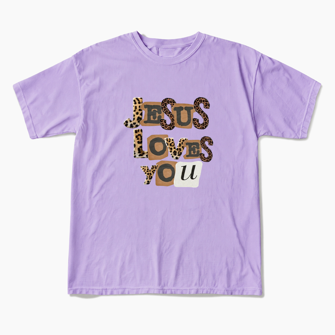 Jesus Loves You Leopard T Shirts