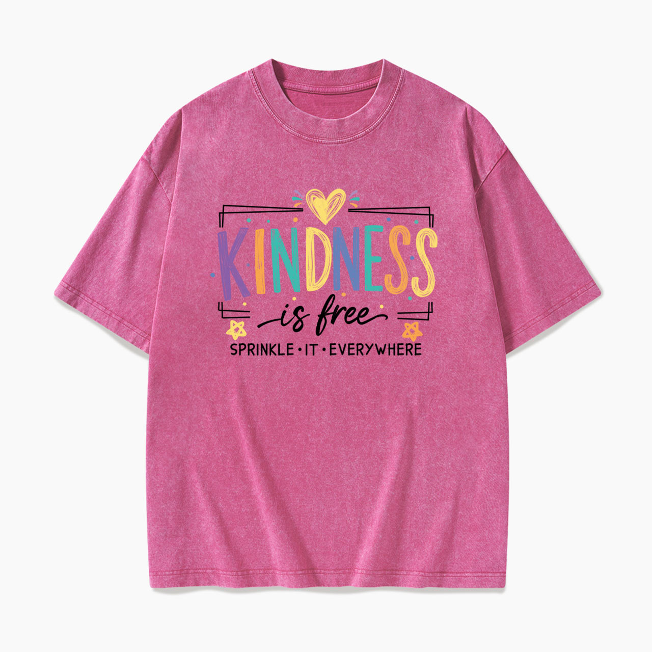 Kindness is Free Sprinkle it Everywhere Washed Tees