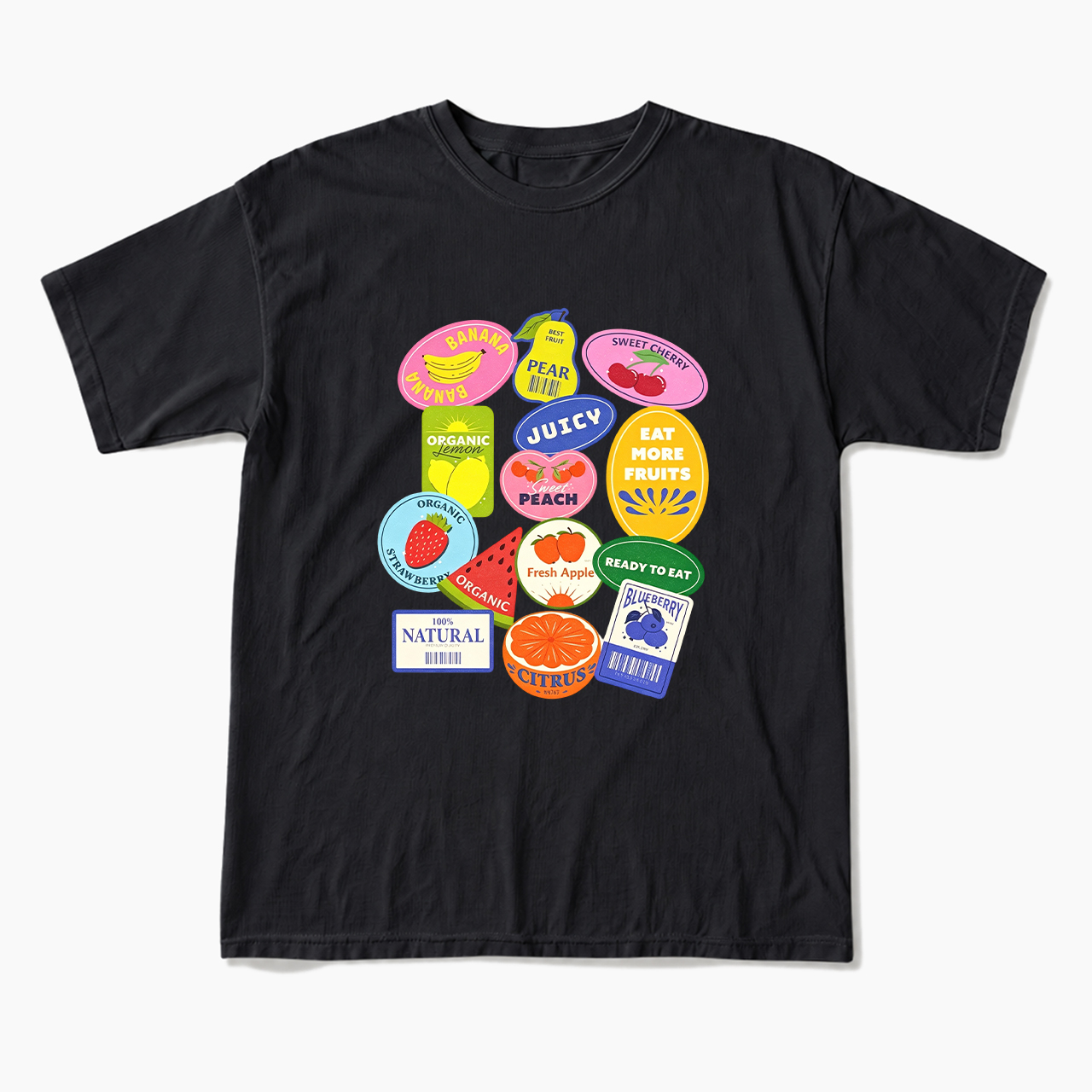 Fruit Stickers T Shirts