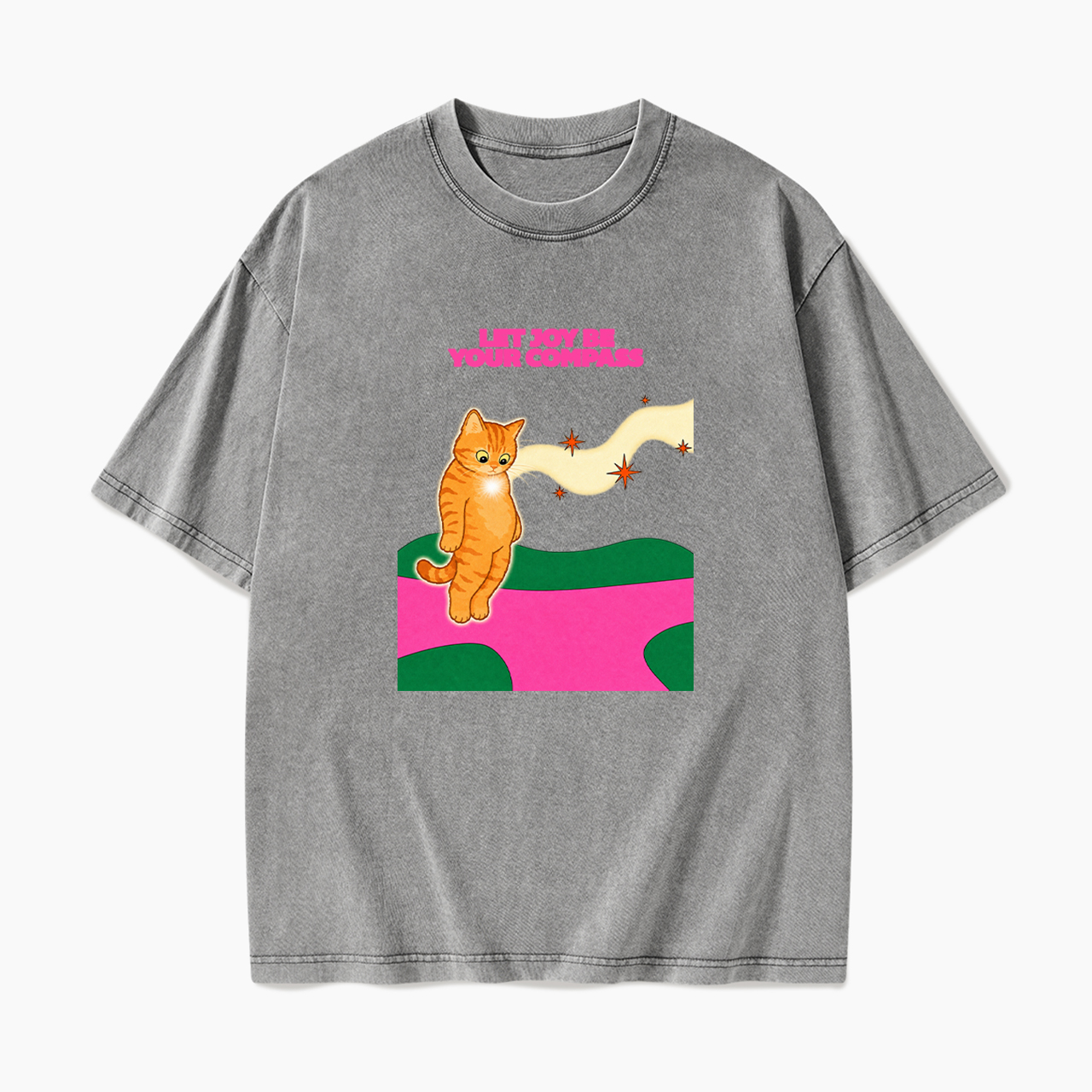 Let Joy Be Your Compass Washed Tees