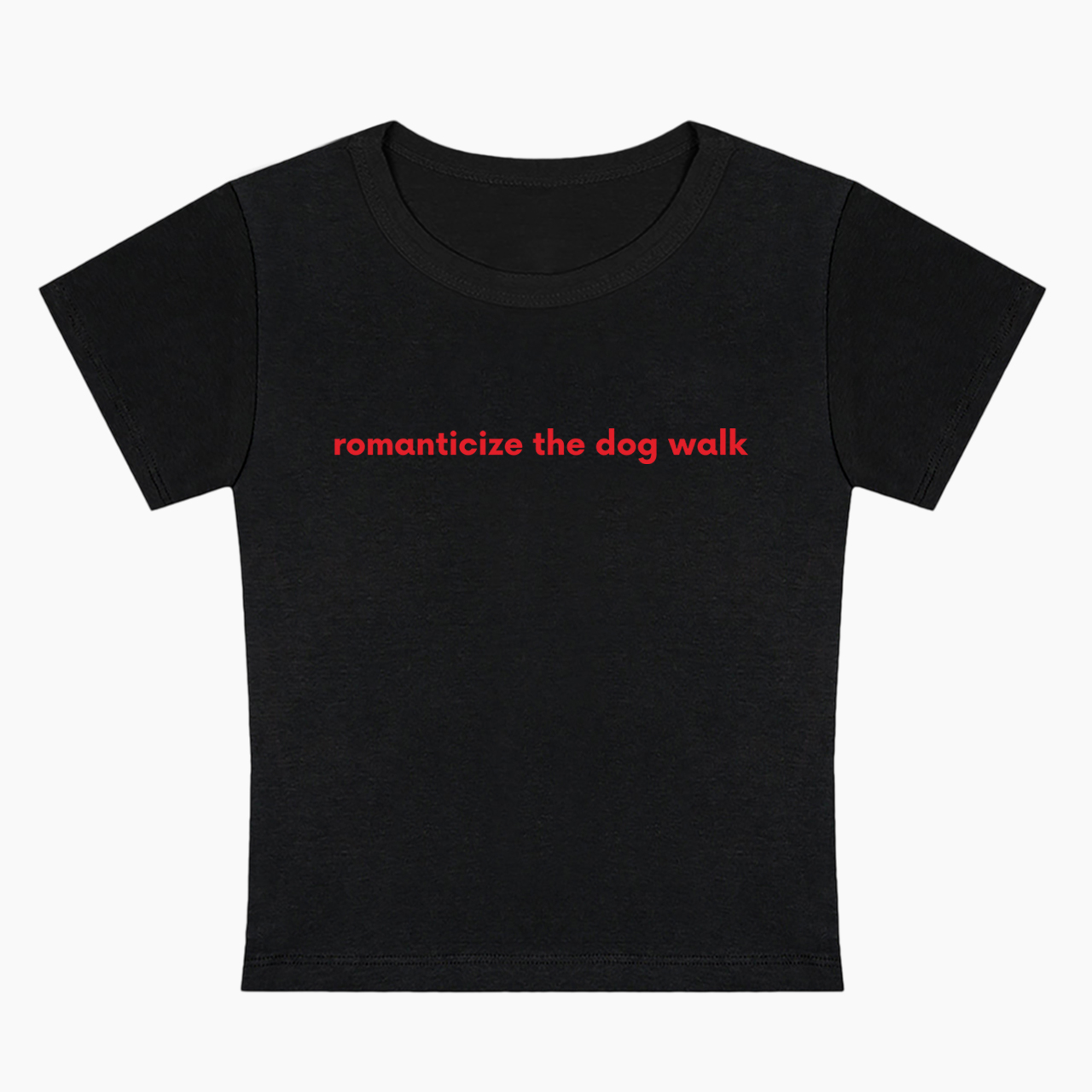 Romanticize The Dog Walk Baby Tee