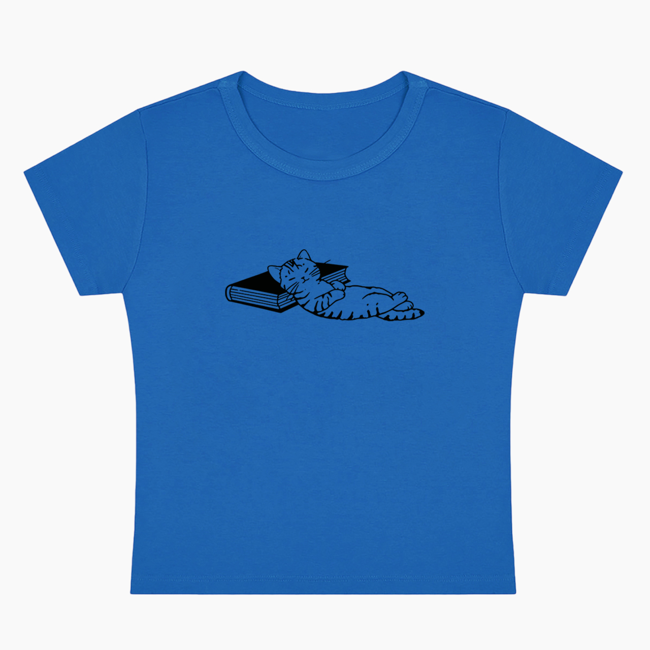Cute Literary Cat Baby Tee