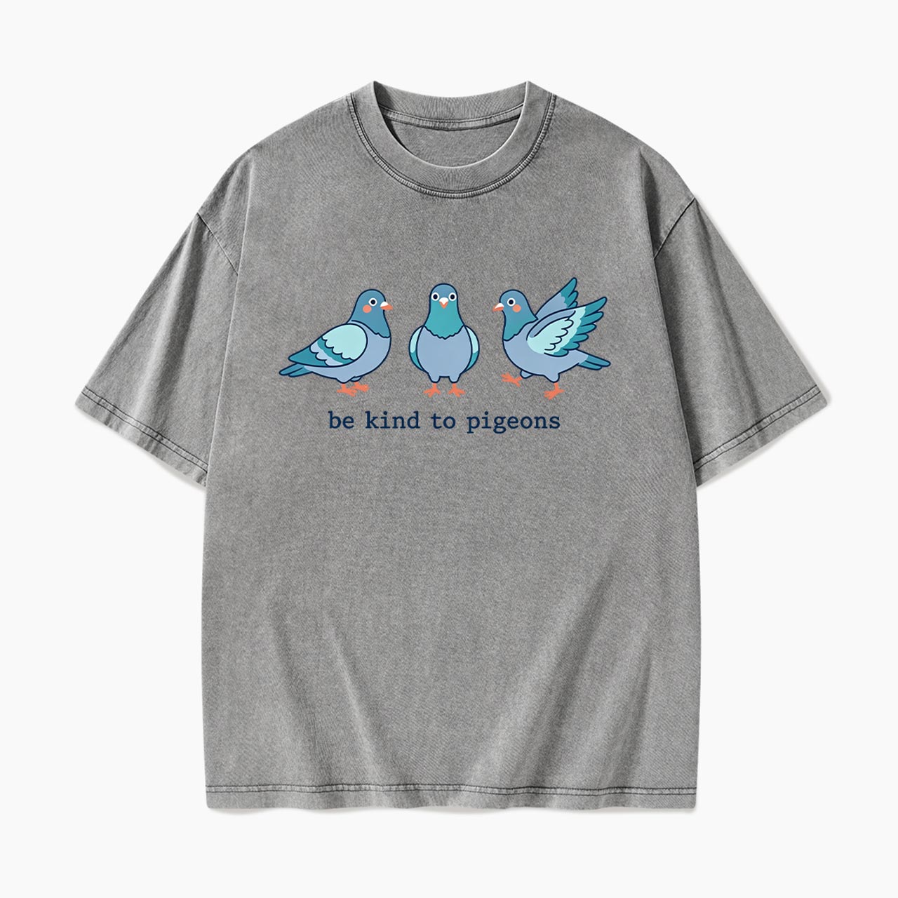 Be Kind to Pigeons Washed Tees