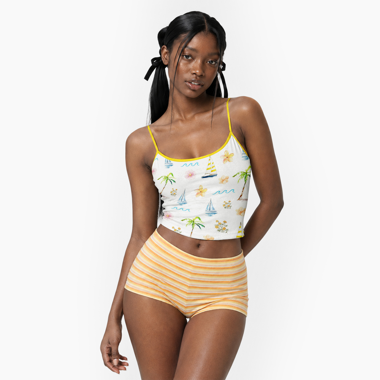 Coastal Summer Spaghetti Strap Top