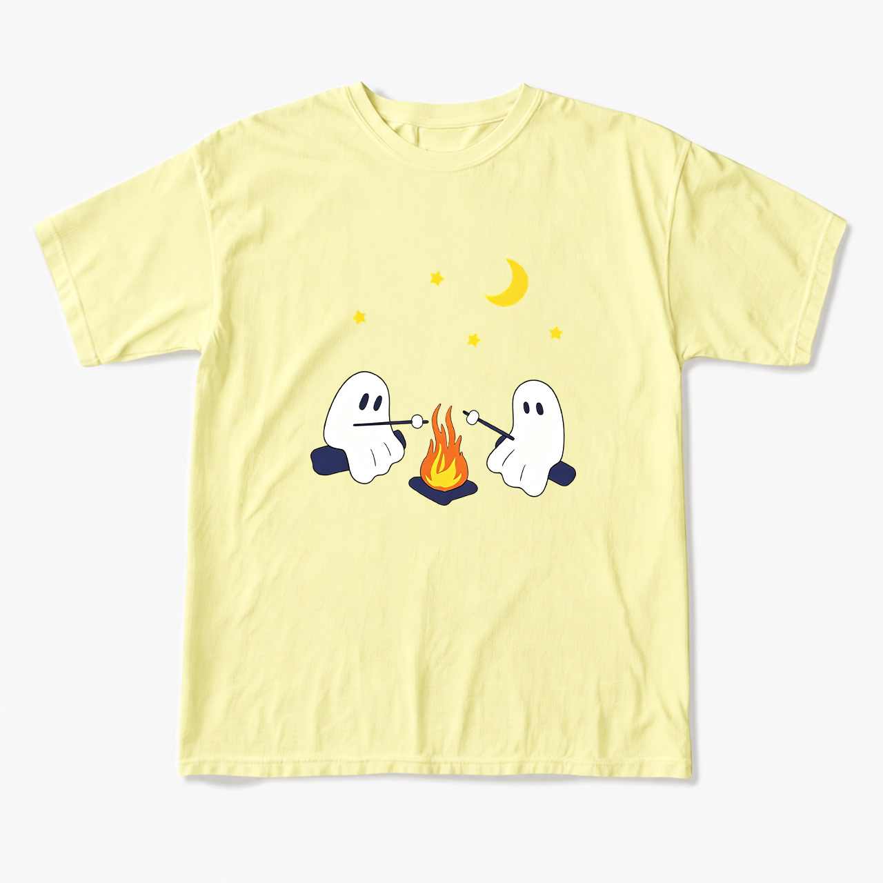 Ghosts Camping Halloween T Shirts