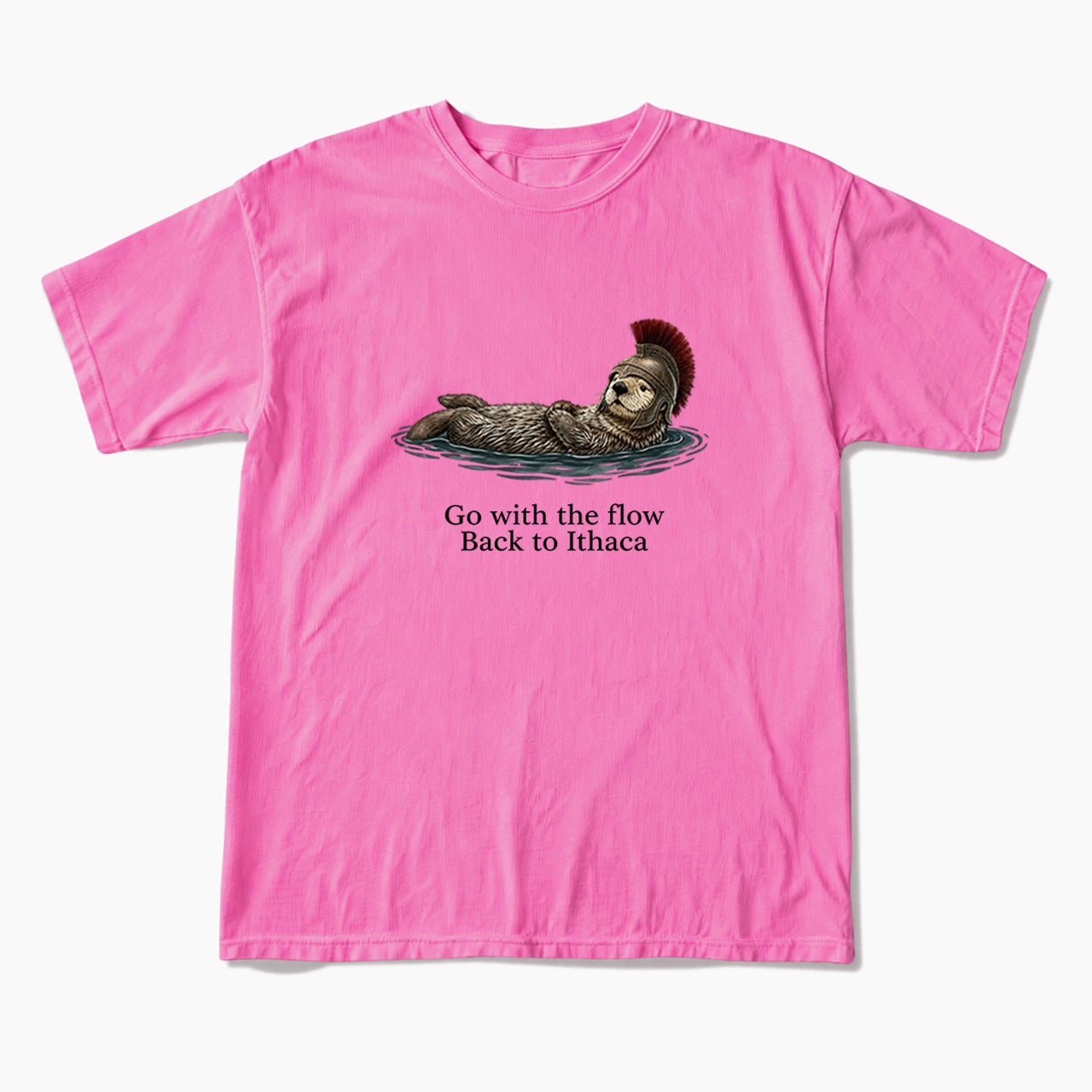 Go With The Flow Back to Ithaca T Shirts