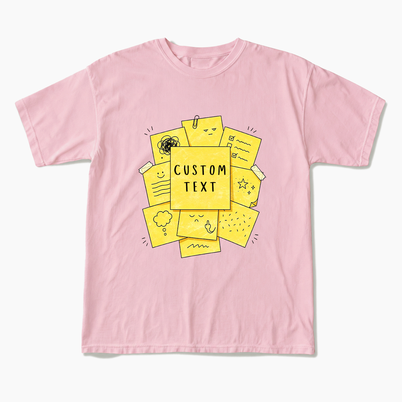 Personalized Sticky Note T Shirts