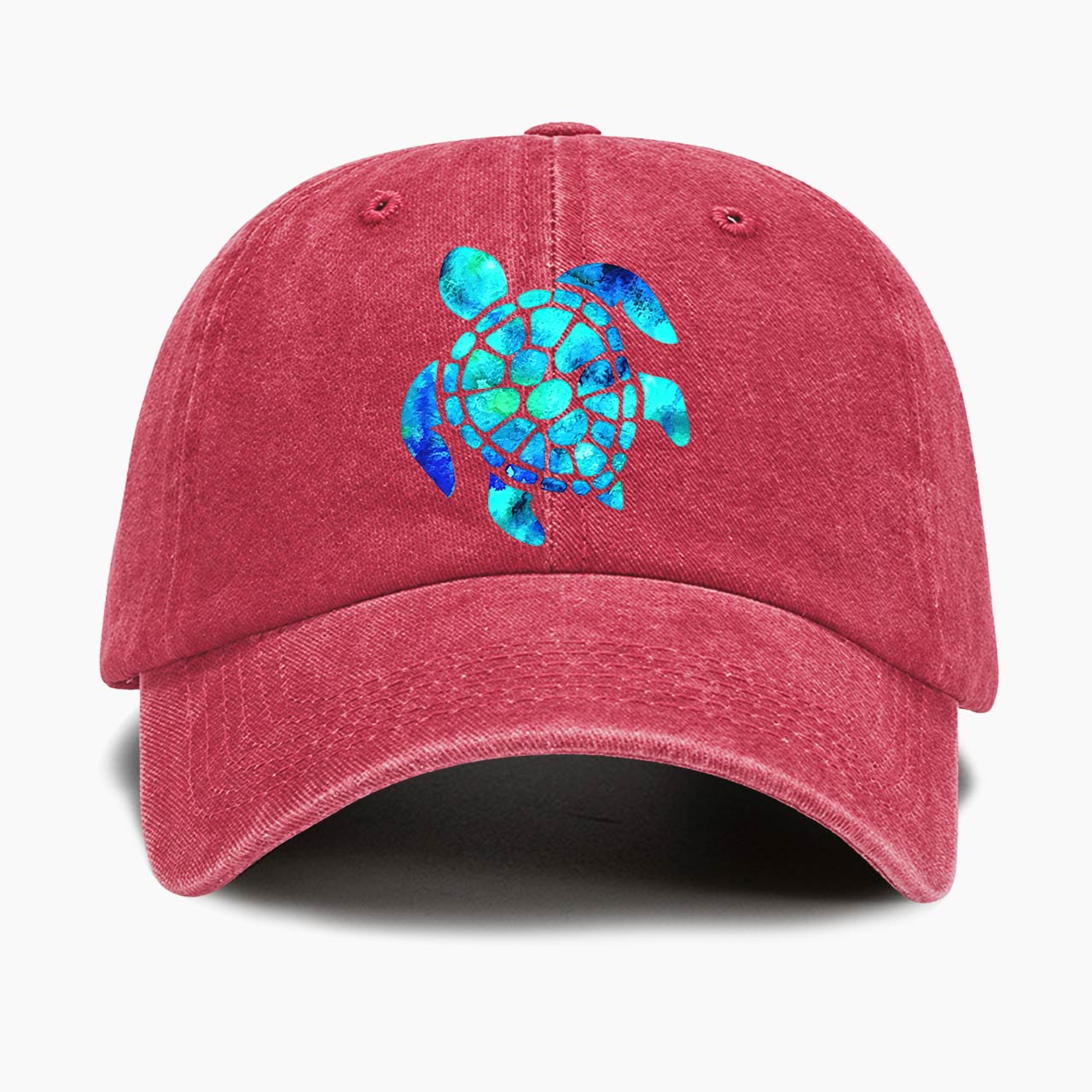 Sea Turtle Washed Baseball Cap