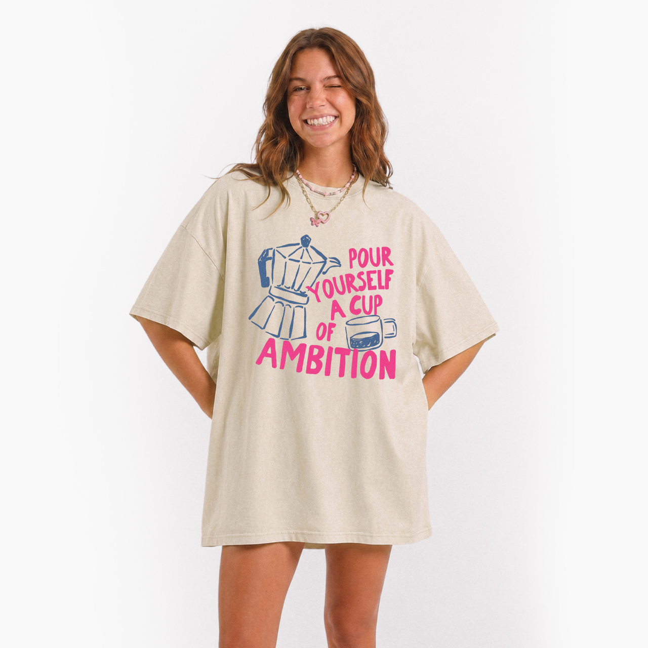 Pour Yourself a Cup Washed Tees
