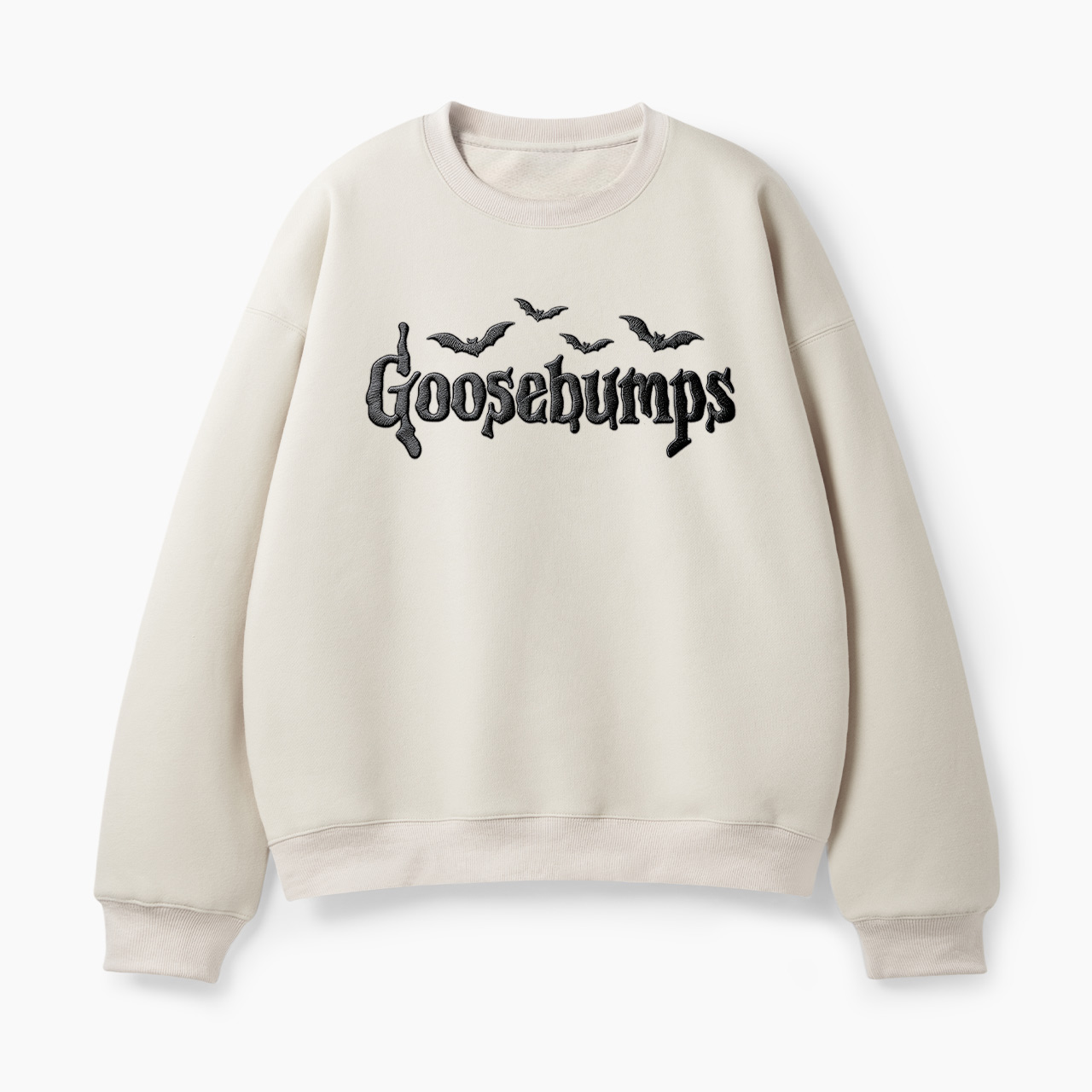 Embroidered Goosebumps Horror Halloween Classic Sweatshirt