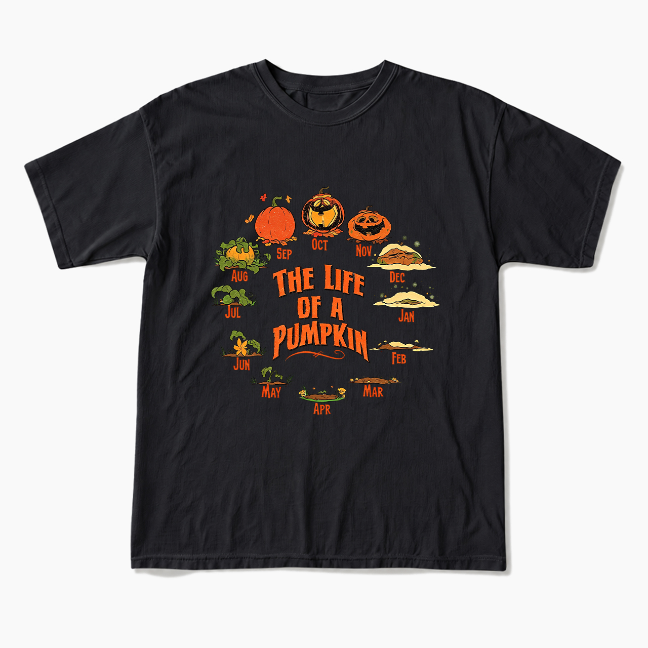 The Life of A Pumpkin Halloween T Shirts