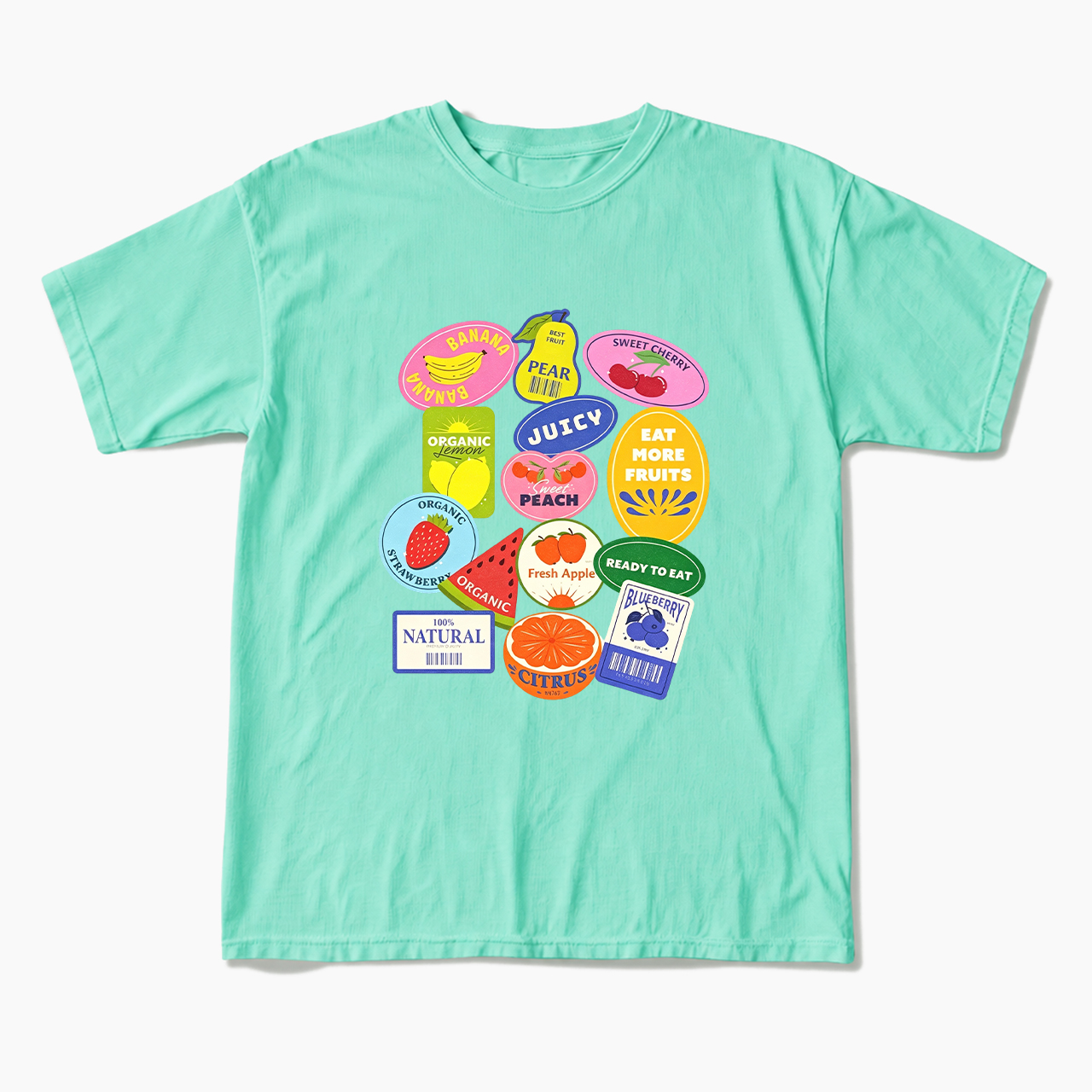 Fruit Stickers T Shirts