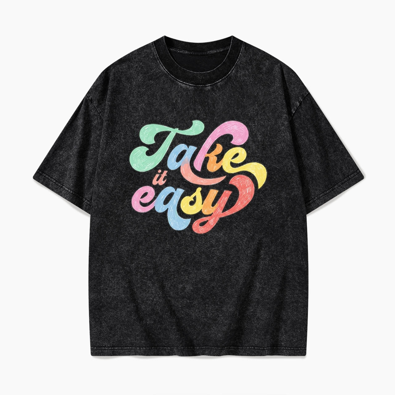 Take It Easy Washed Tees
