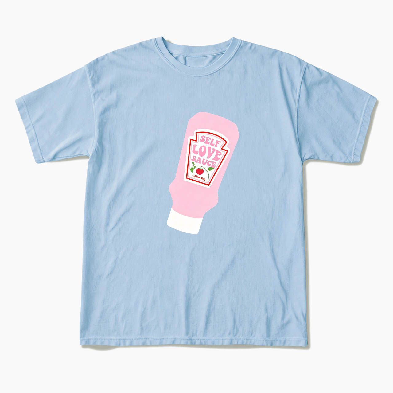 Pink Self Love Sauce Bottle T Shirts